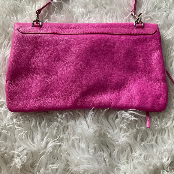 💖 Balenciaga metallic edge lambskin envelop clutch bag Rose 💖 - Picture 2 of 14
